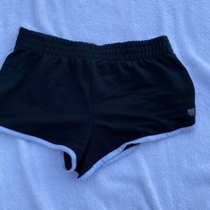 forever 21 black athletic shorts